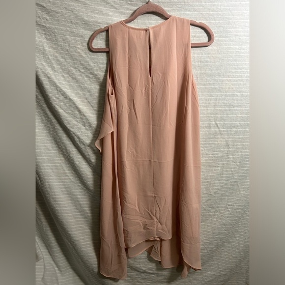 BCBGeneration Womens Pink Ruffled Evening Dress Size M - Picture 8 of 8